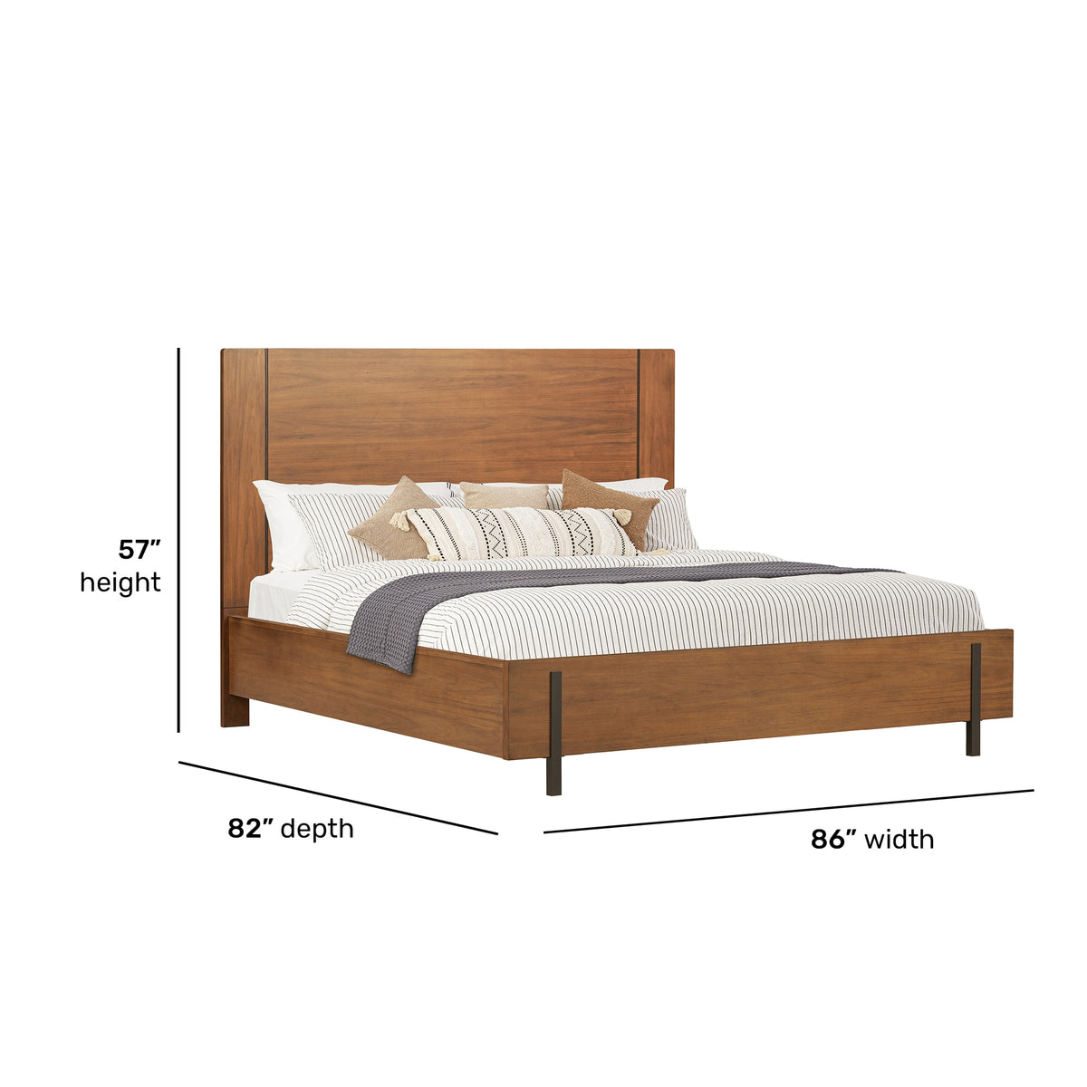 Flexsteel Lincoln King Panel Bed