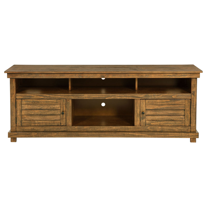 Payne 70-inch TV Stand Media Console Distressed Brown