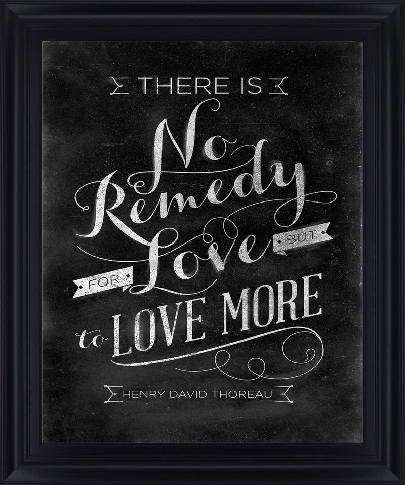 Chalk Wisdom - 28" x 34" Framed Wall Art - Black