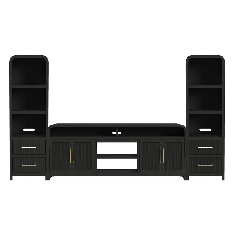 Ridgemont - 3 Piece Entertainment Unit With 82" TV Console