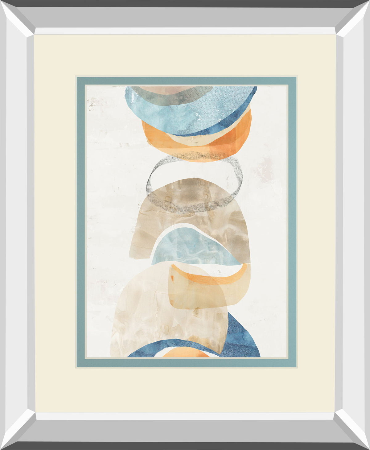 Magnetism I By Pi Studio Mirrored Frame - Beige