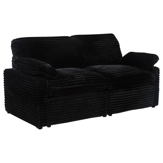 Collins Modular Power Loveseat Black