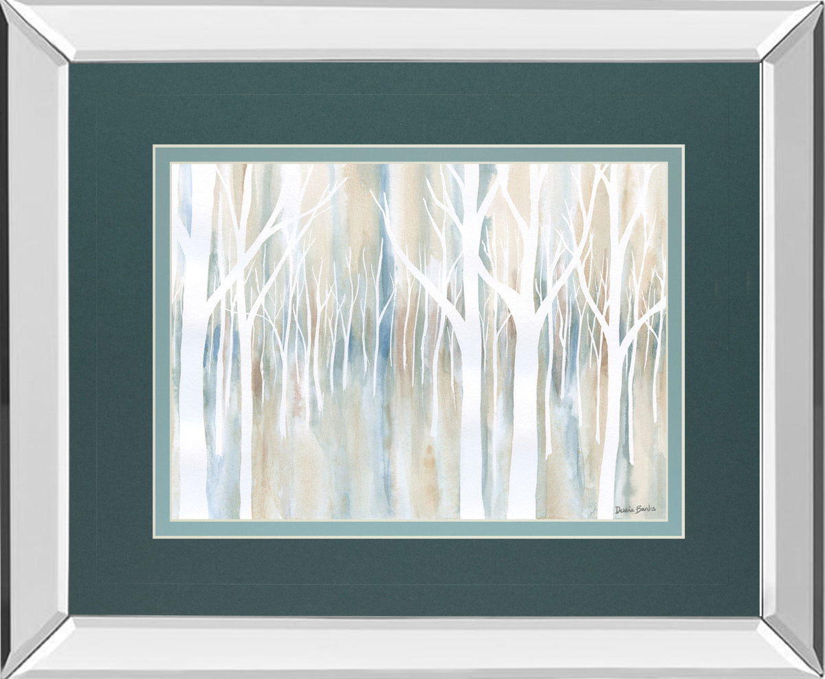 Mystical Woods By Debbie Banks - Mirror Framed Print Wall Art - Gray