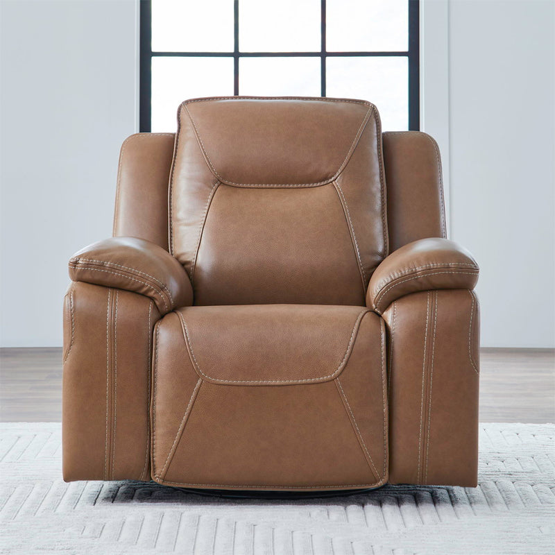 Callihan - Swivel Glider Recliner P3 - York Butternut