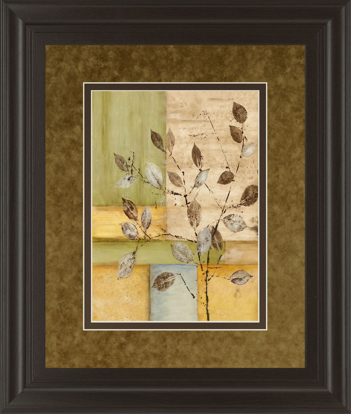 Urban Garden Il By Norm Olson - Framed Print Wall Art - Light Brown