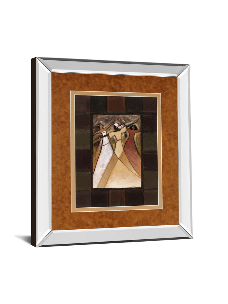 Divine Grace I By Rob Hefferan - Mirror Framed Print Wall Art - Light Brown