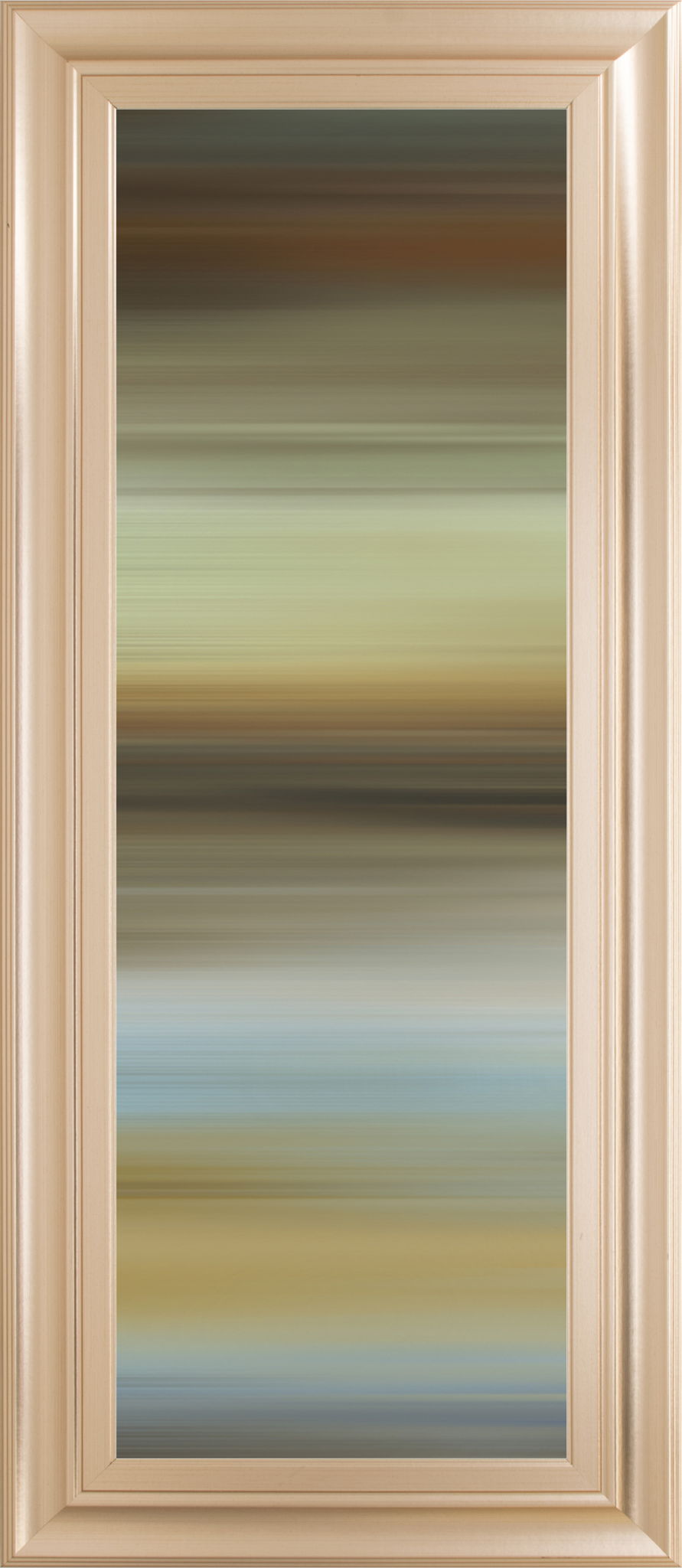 Abstract Horizon I By James Mcmaster - Framed Print Wall Art - Beige