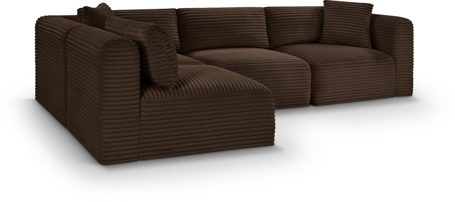 Shaggy - 4 Piece Modular Sectional