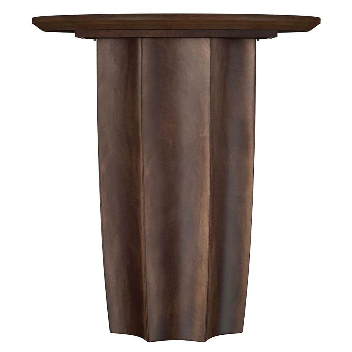 Cayenne 2-piece Solid Mango Wood Coffee Table Set Walnut