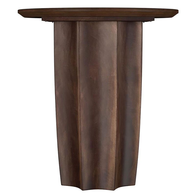Cayenne 2-piece Solid Mango Wood Coffee Table Set Walnut