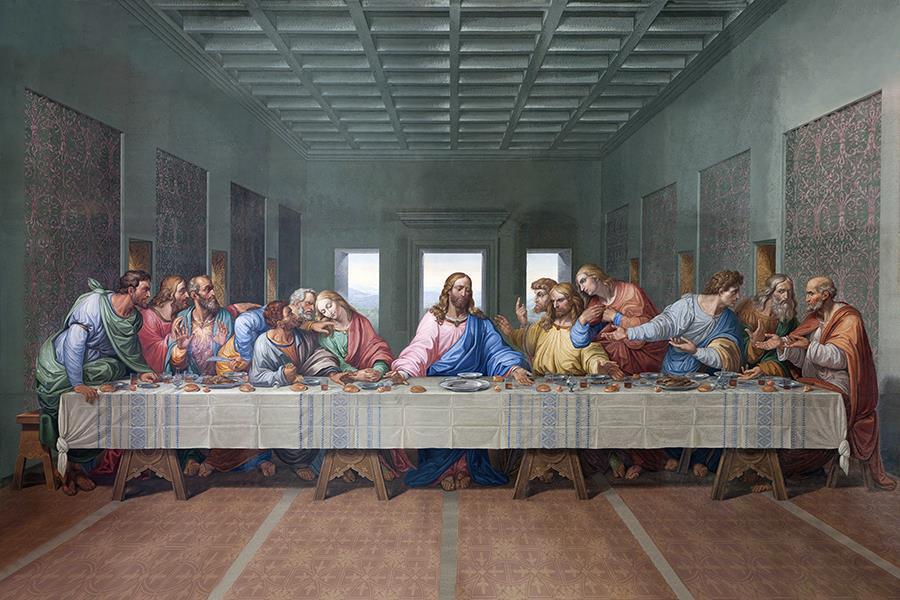 Last Supper (Framed) - Dark Gray
