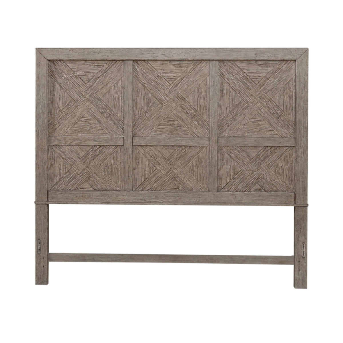 Skyview Lodge - King Panel Headboard - Cobblestone