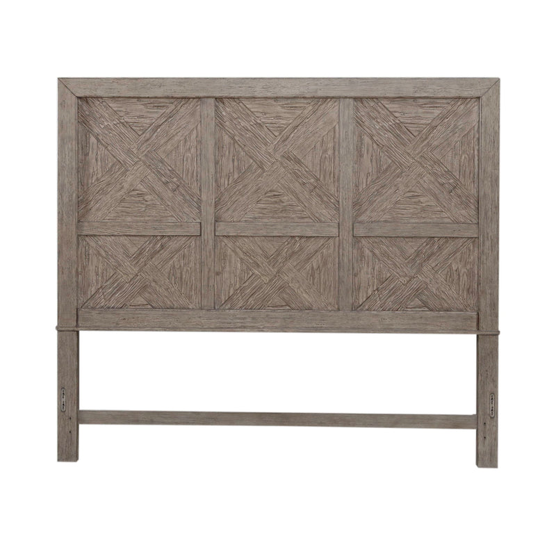 Skyview Lodge - King Panel Headboard - Cobblestone