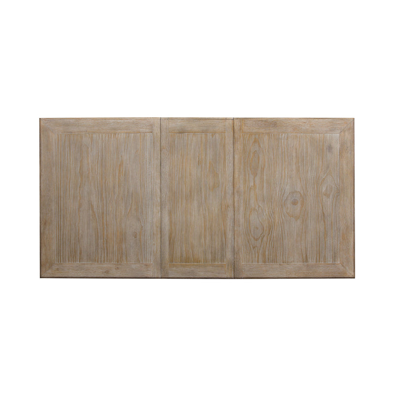 Summerville - Rectangular Leg Table - Soft White Wash / Wirebrushed Gray