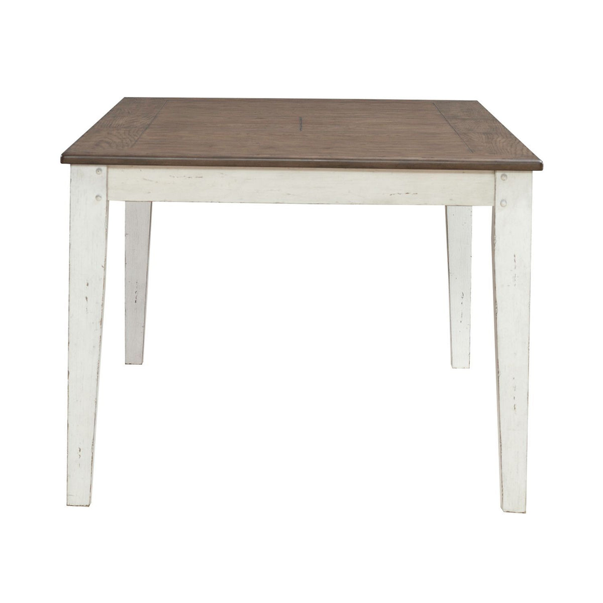 Al Fresco - Rectangular Leg Table - Graphite & Whitestone
