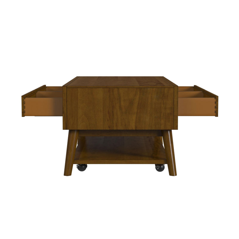 Santa Barbara - 2 Piece Occasional Table Set (Coffee Table & End Table) - Walnut