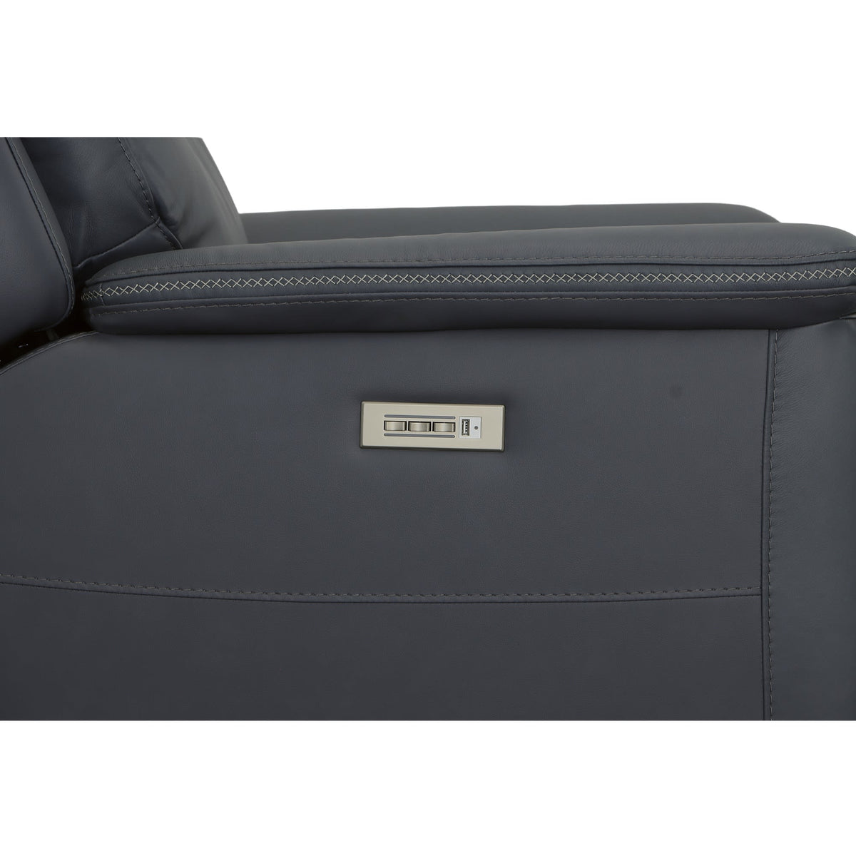 Flexsteel Sawyer Power Recliner with Power Headrest & Lumbar