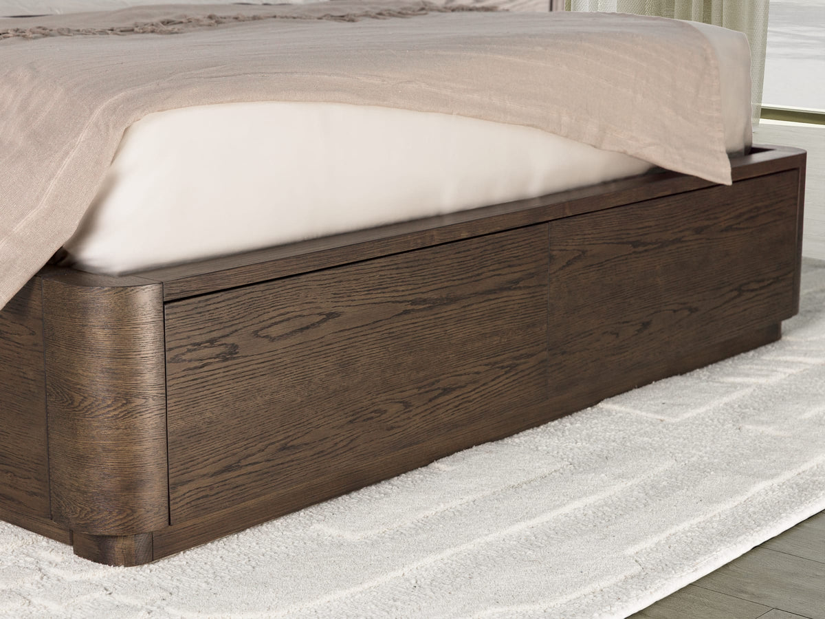 Flexsteel Athens Queen Panel Storage Bed