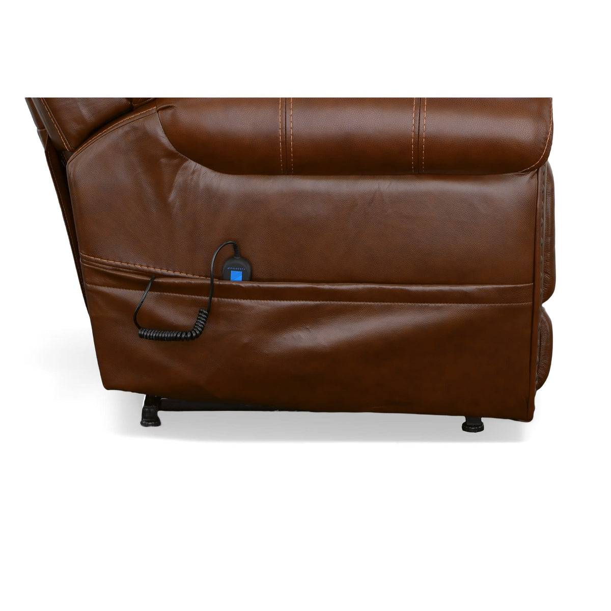 Flexsteel Oscar Power Lift Recliner with Right-Hand Control & Power Headrest