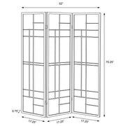 Katerina 3-Panel Room Divider Folding Shoji Screen Cherry
