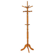 Achelle 11 Hook Freestanding Coat Rack Hat Hanger Tobacco