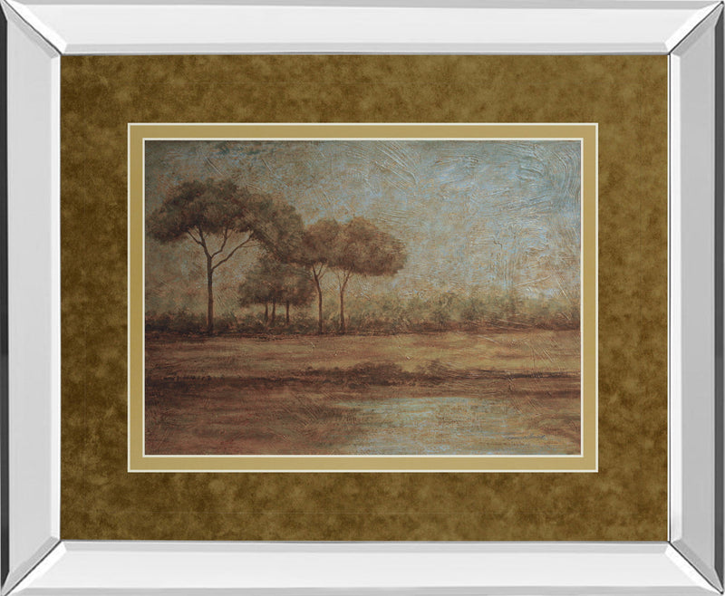Woodland Sanctuary By Veronica Faust - Mirror Framed Print Wall Art - Light Brown
