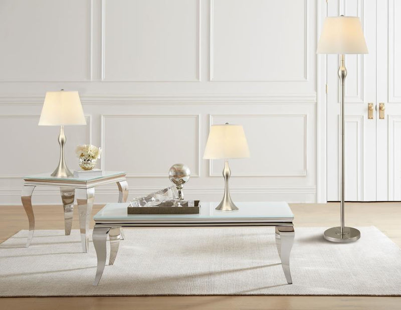 Griffin 3-piece Floor and Table Lamp Set Brushed Nickel Default Title