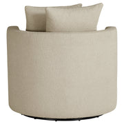 Debbie Upholstered Swivel Accent Chair
