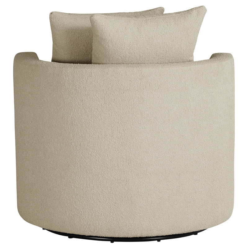 Debbie Upholstered Swivel Accent Chair