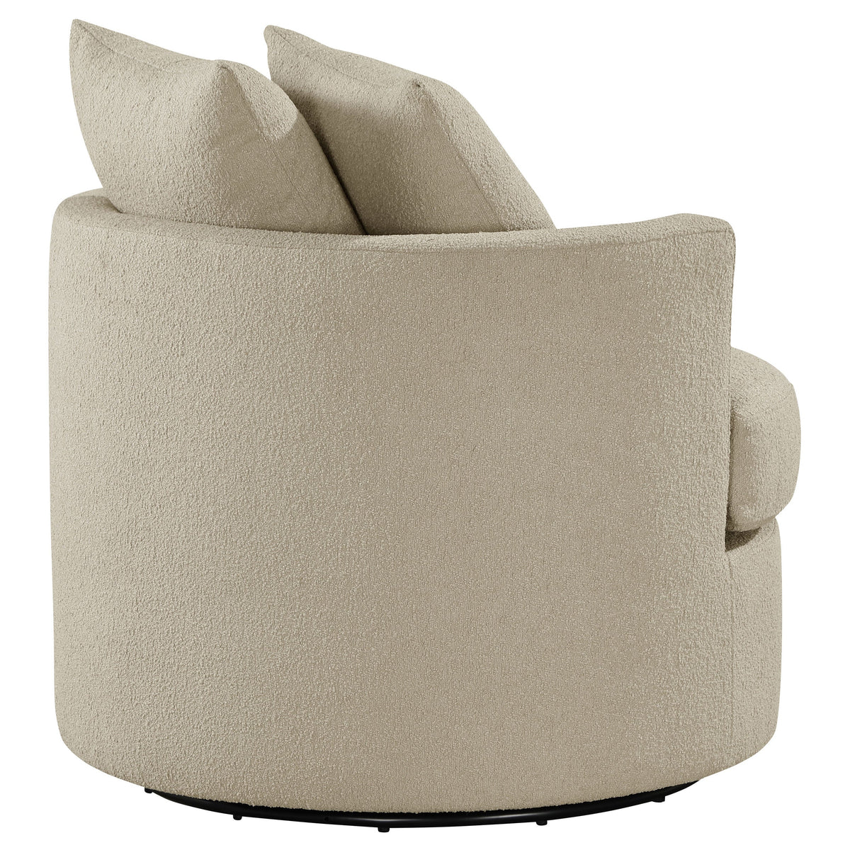 Debbie Upholstered Swivel Accent Chair