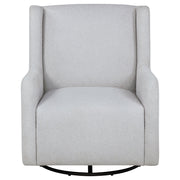 Serra Boucle Upholstered Swivel Glider