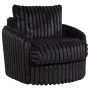 Sarco Corduroy Upholstered Swivel Accent Arm Chair