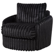 Sarco Corduroy Upholstered Swivel Accent Arm Chair