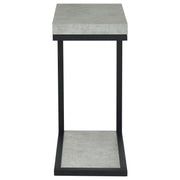 Beck Engineered Wood C-Shape Sofa Side Table