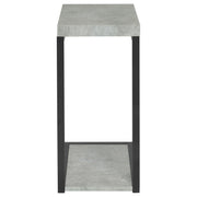 Beck Engineered Wood C-Shape Sofa Side Table