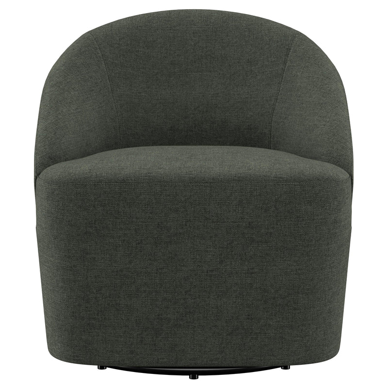 Leon Upholstered Accent Swivel Chair