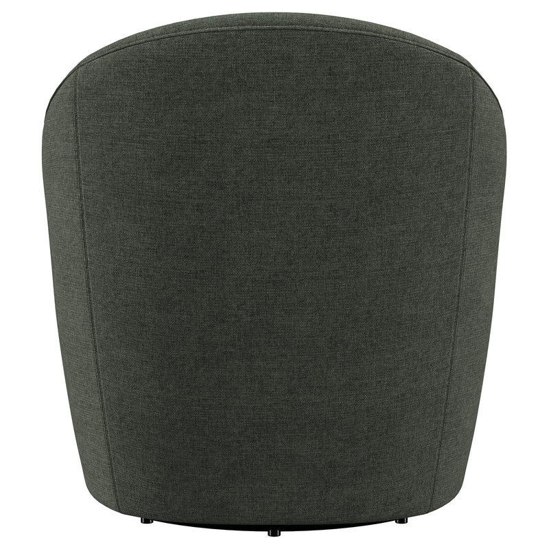 Leon Upholstered Accent Swivel Chair