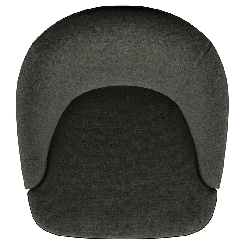 Leon Upholstered Accent Swivel Chair