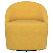 Leon Upholstered Accent Swivel Chair