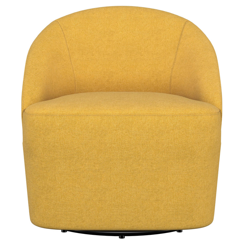 Leon Upholstered Accent Swivel Chair