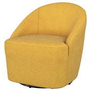 Leon Upholstered Accent Swivel Chair