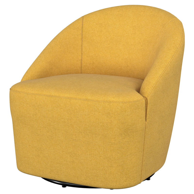 Leon Upholstered Accent Swivel Chair