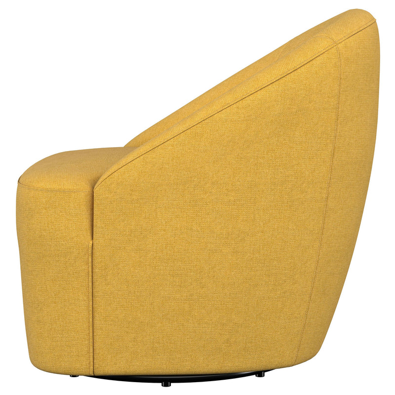 Leon Upholstered Accent Swivel Chair