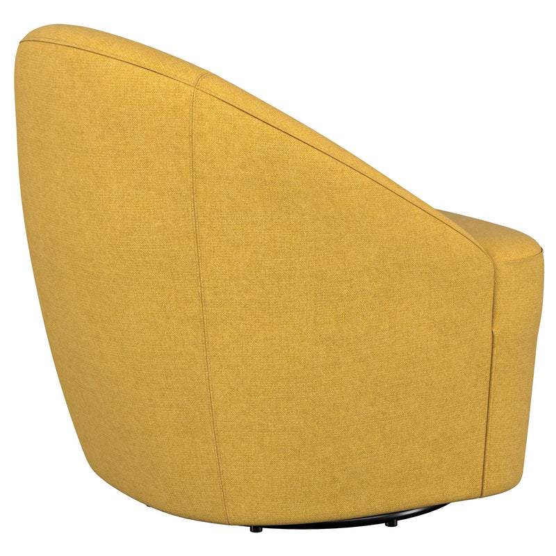 Leon Upholstered Accent Swivel Chair