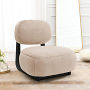 Duffie Upholstered Armless Accent Chair Camel Default Title