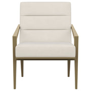 Kirra Upholstered Metal Arm Accent Chair