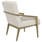 Kirra Upholstered Metal Arm Accent Chair