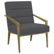 Kirra Upholstered Metal Arm Accent Chair