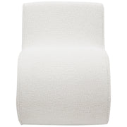Ronea Boucle Upholstered Armless Curved Chair
