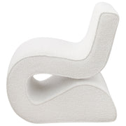Ronea Boucle Upholstered Armless Curved Chair